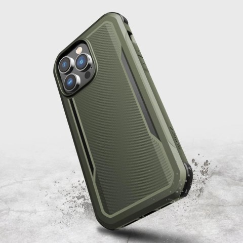 Raptic X-Doria Fort Case etui iPhone 14 Pro Max z MagSafe pancerny pokrowiec zielony Raptic X-Doria Fort Case etui iPhone 14 Pro Max z MagSafe pancerny pokrowiec zielony