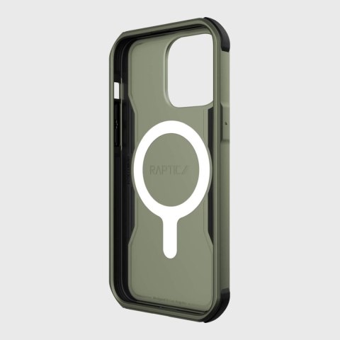 Raptic X-Doria Fort Case etui iPhone 14 Pro Max z MagSafe pancerny pokrowiec zielony Raptic X-Doria Fort Case etui iPhone 14 Pro Max z MagSafe pancerny pokrowiec zielony