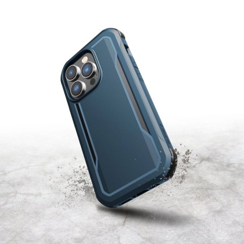 Raptic X-Doria Fort Case etui iPhone 14 Pro z MagSafe pancerny pokrowiec niebieski Raptic X-Doria Fort Case etui iPhone 14 Pro z MagSafe pancerny pokrowiec niebieski