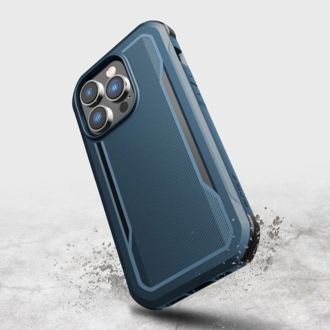 Raptic X-Doria Fort Case etui iPhone 14 Pro z MagSafe pancerny pokrowiec niebieski Raptic X-Doria Fort Case etui iPhone 14 Pro z MagSafe pancerny pokrowiec niebieski