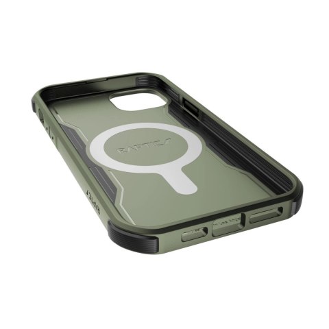 Raptic X-Doria Fort Case etui iPhone 14 Pro z MagSafe pancerny pokrowiec zielony Raptic X-Doria Fort Case etui iPhone 14 Pro z MagSafe pancerny pokrowiec zielony