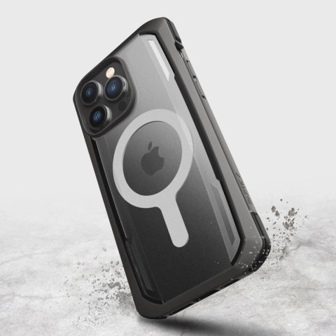 Raptic X-Doria Secure Case etui iPhone 14 Pro Max z MagSafe pancerny pokrowiec czarny Raptic X-Doria Secure Case etui iPhone 14 Pro Max z MagSafe pancerny pokrowiec czarny