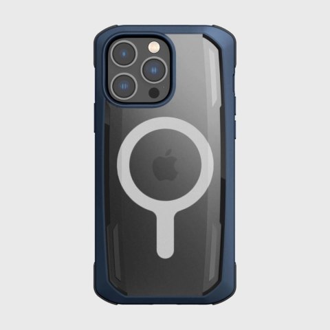 Raptic X-Doria Secure Case etui iPhone 14 Pro Max z MagSafe pancerny pokrowiec niebieski Raptic X-Doria Secure Case etui iPhone 14 Pro Max z MagSafe pancerny pokrowiec niebieski