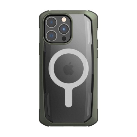 Raptic X-Doria Secure Case etui iPhone 14 Pro z MagSafe pancerny pokrowiec zielony Raptic X-Doria Secure Case etui iPhone 14 Pro z MagSafe pancerny pokrowiec zielony