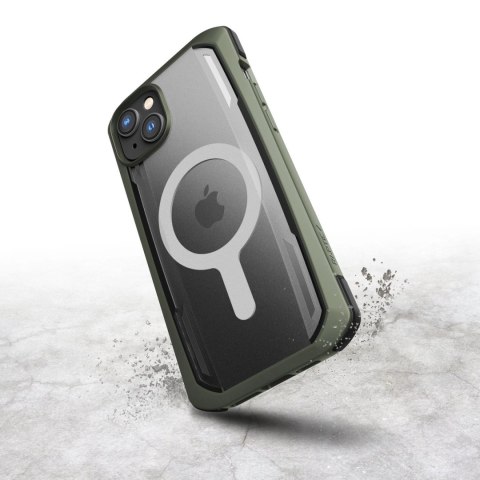 Raptic X-Doria Secure Case etui iPhone 14 Pro z MagSafe pancerny pokrowiec zielony Raptic X-Doria Secure Case etui iPhone 14 Pro z MagSafe pancerny pokrowiec zielony
