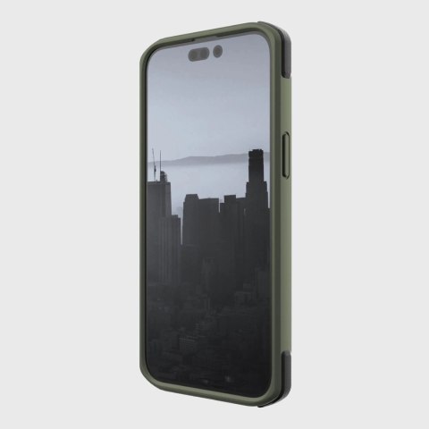Raptic X-Doria Secure Case etui iPhone 14 Pro z MagSafe pancerny pokrowiec zielony Raptic X-Doria Secure Case etui iPhone 14 Pro z MagSafe pancerny pokrowiec zielony