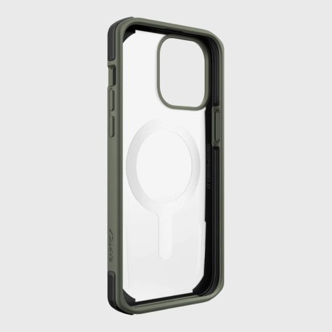 Raptic X-Doria Secure Case etui iPhone 14 Pro z MagSafe pancerny pokrowiec zielony Raptic X-Doria Secure Case etui iPhone 14 Pro z MagSafe pancerny pokrowiec zielony