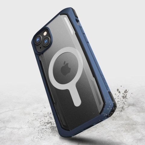 Raptic X-Doria Secure Case etui iPhone 14 z MagSafe pancerny pokrowiec niebieski Raptic X-Doria Secure Case etui iPhone 14 z MagSafe pancerny pokrowiec niebieski