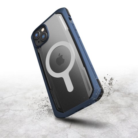 Raptic X-Doria Secure Case etui iPhone 14 z MagSafe pancerny pokrowiec niebieski Raptic X-Doria Secure Case etui iPhone 14 z MagSafe pancerny pokrowiec niebieski