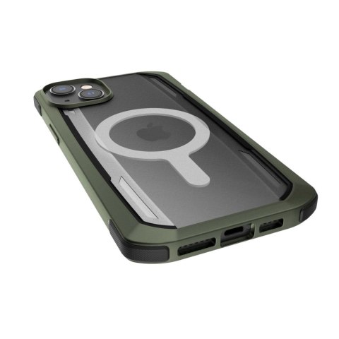 Raptic X-Doria Secure Case etui iPhone 14 z MagSafe pancerny pokrowiec zielony Raptic X-Doria Secure Case etui iPhone 14 z MagSafe pancerny pokrowiec zielony
