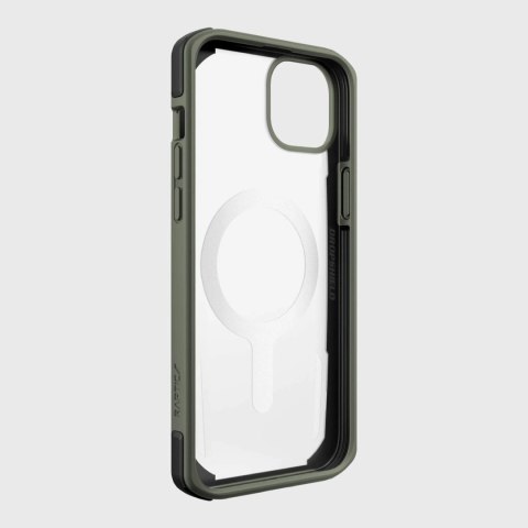 Raptic X-Doria Secure Case etui iPhone 14 z MagSafe pancerny pokrowiec zielony Raptic X-Doria Secure Case etui iPhone 14 z MagSafe pancerny pokrowiec zielony