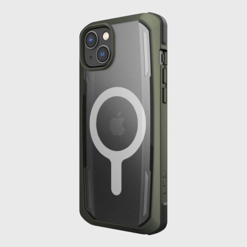 Raptic X-Doria Secure Case etui iPhone 14 z MagSafe pancerny pokrowiec zielony Raptic X-Doria Secure Case etui iPhone 14 z MagSafe pancerny pokrowiec zielony