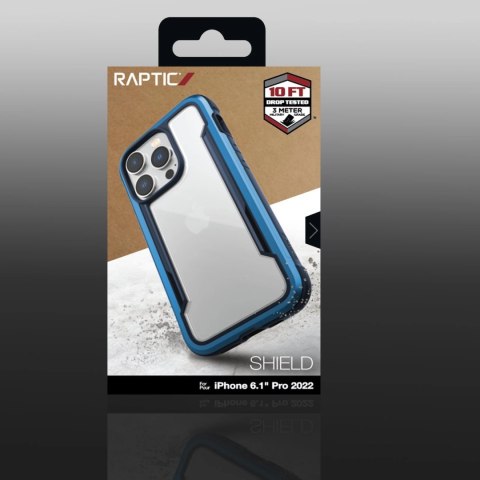 Raptic X-Doria Shield Case etui iPhone 14 Pro pancerny pokrowiec niebieski Raptic X-Doria Shield Case etui iPhone 14 Pro pancerny pokrowiec niebieski