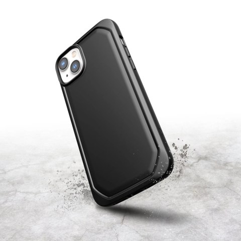 Raptic X-Doria Slim Case etui iPhone 14 pokrowiec plecki czarny Raptic X-Doria Slim Case etui iPhone 14 pokrowiec plecki czarny