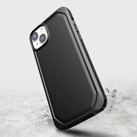 Raptic X-Doria Slim Case etui iPhone 14 pokrowiec plecki czarny Raptic X-Doria Slim Case etui iPhone 14 pokrowiec plecki czarny