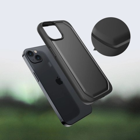 Raptic X-Doria Slim Case etui iPhone 14 pokrowiec plecki czarny Raptic X-Doria Slim Case etui iPhone 14 pokrowiec plecki czarny