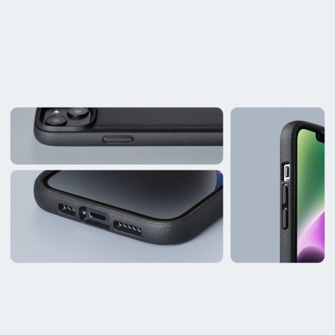 Raptic X-Doria Slim Case etui iPhone 14 pokrowiec plecki czarny Raptic X-Doria Slim Case etui iPhone 14 pokrowiec plecki czarny