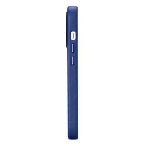 ICarer Case Leather pokrowiec etui z naturalnej skóry do iPhone 14 Pro niebieski (WMI14220706-BU) (kompatybilne z MagSafe) ICarer Case Leather pokrowiec etui z naturalnej skóry do iPhone 14 Pro niebieski (WMI14220706-BU) (kompatybilne z MagSafe)