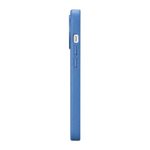 ICarer Litchi Premium Leather Case skórzane etui iPhone 14 Pro magnetyczne z MagSafe jasnoniebieski (WMI14220710-LB)