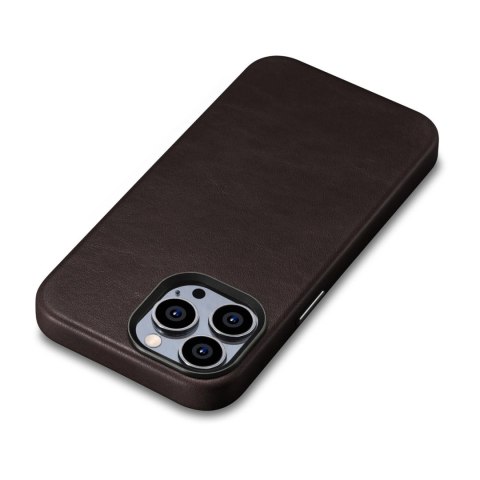 ICarer Oil Wax Premium Leather Case skórzane etui iPhone 14 Pro Max magnetyczne z MagSafe brązowy (WMI14220704-BN) ICarer Oil Wax Premium Leather Case skórzane etui iPhone 14 Pro Max magnetyczne z MagSafe brązowy (WMI14220704-BN)