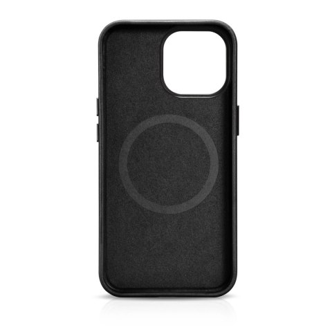 ICarer Oil Wax Premium Leather Case skórzane etui iPhone 14 Pro Max magnetyczne z MagSafe czarny (WMI14220704-BK) ICarer Oil Wax Premium Leather Case skórzane etui iPhone 14 Pro Max magnetyczne z MagSafe czarny (WMI14220704-BK)