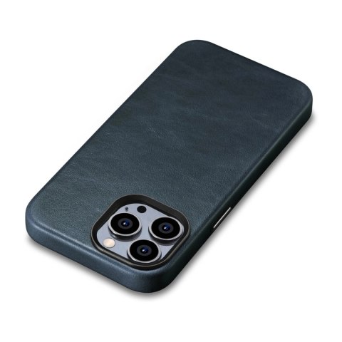 ICarer Oil Wax Premium Leather Case skórzane etui iPhone 14 Pro magnetyczne z MagSafe ciemnoniebieski (WMI14220702-BU) ICarer Oil Wax Premium Leather Case skórzane etui iPhone 14 Pro magnetyczne z MagSafe ciemnoniebieski (WMI14220702-BU)