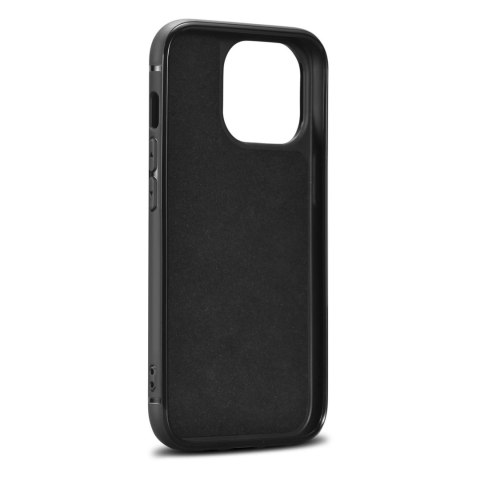 ICarer Leather Oil Wax etui pokryte naturalną skórą do iPhone 14 Pro (kompatybilne z MagSafe) brązowy (WMI14220718-BN)