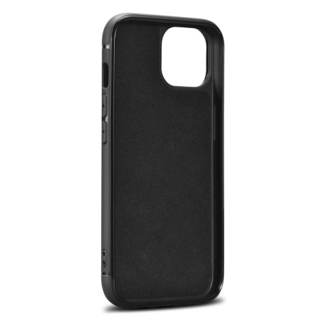 ICarer Leather Oil Wax etui pokryte naturalną skórą do iPhone 14 niebieski (WMI14220717-BU)