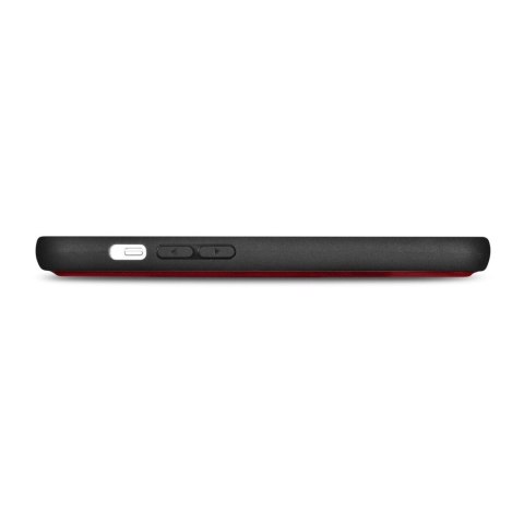 ICarer Wallet Case 2in1 etui iPhone 14 Pro skórzany pokrowiec z klapką Anti-RFID czerwony (WMI14220726-RD)