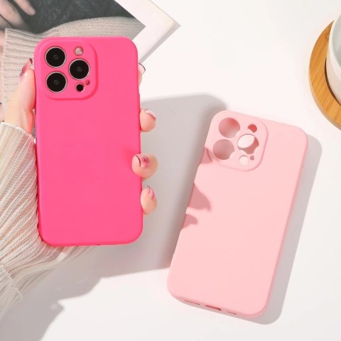 Silicone case etui iPhone 13 Pro silikonowy pokrowiec miętowozielone