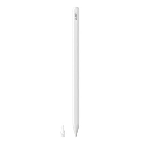 Baseus rysik z bezprzewodowym ładowaniem do iPad biały + wymienna końcówka
