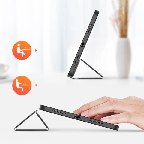 Dux Ducis Domo etui iPad 10.9'' 2022 (10 gen.) pokrowiec smart cover podstawka czarne Dux Ducis Domo etui iPad 10.9'' 2022 (10 gen.) pokrowiec smart cover podstawka czarne