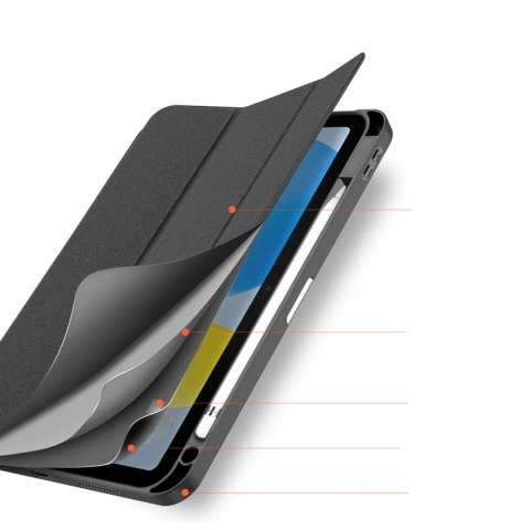 Dux Ducis Domo etui iPad 10.9'' 2022 (10 gen.) pokrowiec smart cover podstawka czarne Dux Ducis Domo etui iPad 10.9'' 2022 (10 gen.) pokrowiec smart cover podstawka czarne