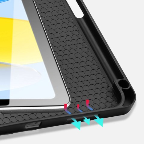 Dux Ducis Domo etui iPad 10.9'' 2022 (10 gen.) pokrowiec smart cover podstawka czarne Dux Ducis Domo etui iPad 10.9'' 2022 (10 gen.) pokrowiec smart cover podstawka czarne