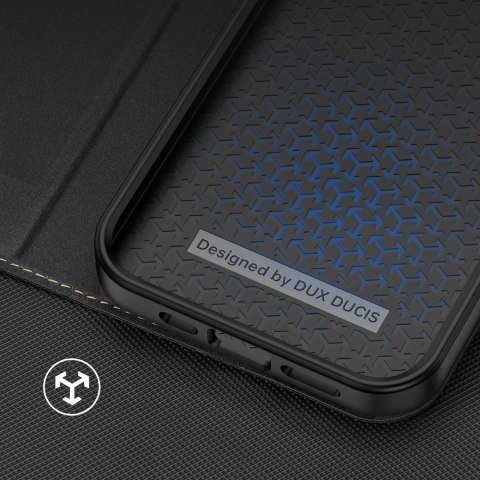 Dux Ducis Skin X2 etui do iPhone 14 Plus pokrowiec z magnetyczną klapką czarny Dux Ducis Skin X2 etui do iPhone 14 Plus pokrowiec z magnetyczną klapką czarny
