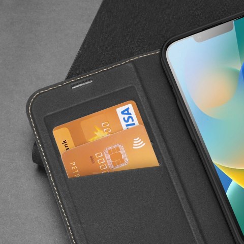 Dux Ducis Skin X2 etui do iPhone 14 Plus pokrowiec z magnetyczną klapką czarny Dux Ducis Skin X2 etui do iPhone 14 Plus pokrowiec z magnetyczną klapką czarny