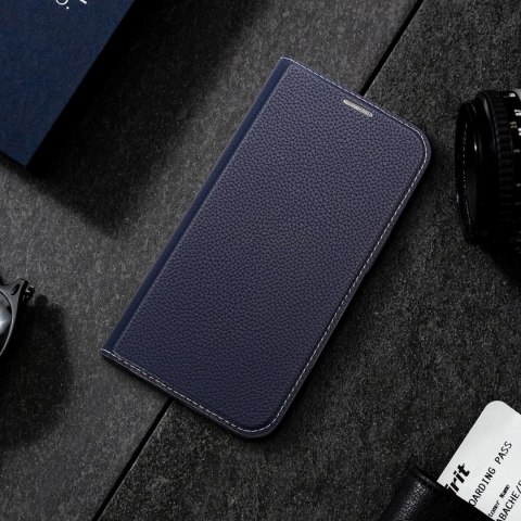 Dux Ducis Skin X2 etui do iPhone 14 Pro pokrowiec z magnetyczną klapką niebieski Dux Ducis Skin X2 etui do iPhone 14 Pro pokrowiec z magnetyczną klapką niebieski