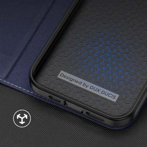 Dux Ducis Skin X2 etui do iPhone 14 Pro pokrowiec z magnetyczną klapką niebieski Dux Ducis Skin X2 etui do iPhone 14 Pro pokrowiec z magnetyczną klapką niebieski