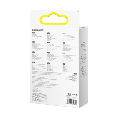 Kabel Baseus CAVP000201 kątowy Lightning - USB-C 20W 480Mb/s 1m - czarny Kabel Baseus CAVP000201 kątowy Lightning - USB-C 20W 480Mb/s 1m - czarny