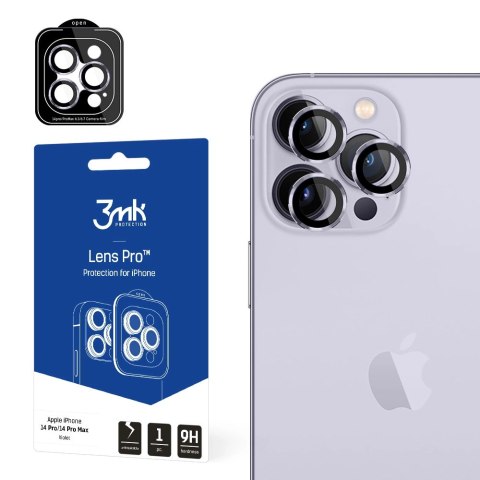 Osłona aparatu 3mk Lens Protection Pro na iPhone 14 Pro / iPhone 14 Pro Max - fioletowa Osłona aparatu 3mk Lens Protection Pro na iPhone 14 Pro / iPhone 14 Pro Max - fioletowa