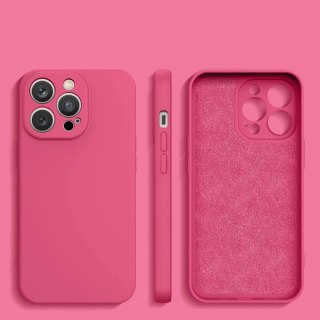 Silicone case etui Xiaomi Redmi Note 11 Pro 5G / 11 Pro / 11E Pro silikonowy pokrowiec fuksja