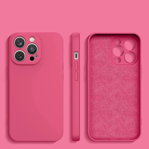Silicone case etui Xiaomi Redmi Note 11 Pro 5G / 11 Pro / 11E Pro silikonowy pokrowiec fuksja