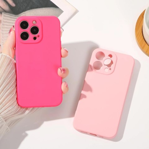 Silicone case etui Xiaomi Redmi Note 11 Pro 5G / 11 Pro / 11E Pro silikonowy pokrowiec fuksja