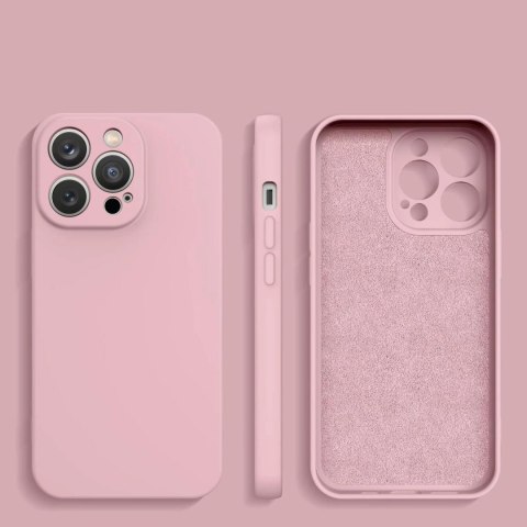 Silicone case etui Xiaomi Redmi Note 11 Pro 5G / 11 Pro / 11E Pro silikonowy pokrowiec różowe