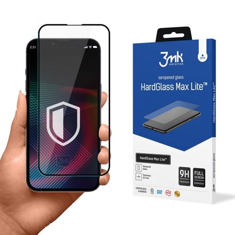 Szkło 9H 3mk HardGlass Max Lite™ na iPhone 14 Pro Szkło 9H 3mk HardGlass Max Lite™ na iPhone 14 Pro