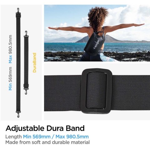 Torba Spigen Aqua Shield A630 wodoodporna 20 l + torba 2 l - czarna