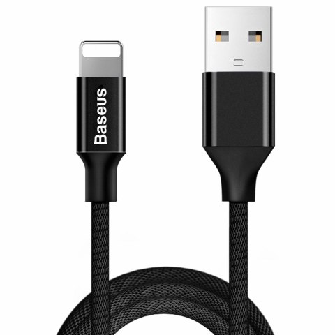Baseus kabel Yiven USB - Lightning 1,8 m 2A czarny Baseus kabel Yiven USB - Lightning 1,8 m 2A czarny
