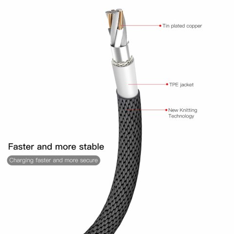 Baseus kabel Yiven USB - Lightning 1,8 m 2A czarny Baseus kabel Yiven USB - Lightning 1,8 m 2A czarny