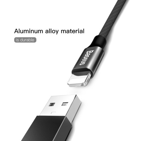 Baseus kabel Yiven USB - Lightning 1,8 m 2A czarny Baseus kabel Yiven USB - Lightning 1,8 m 2A czarny