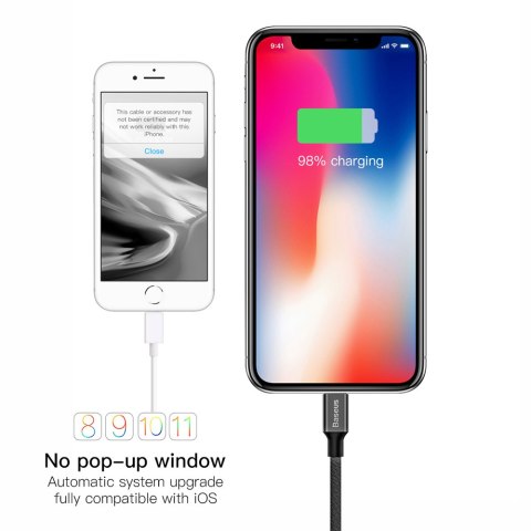Baseus kabel Yiven USB - Lightning 1,8 m 2A czarny Baseus kabel Yiven USB - Lightning 1,8 m 2A czarny